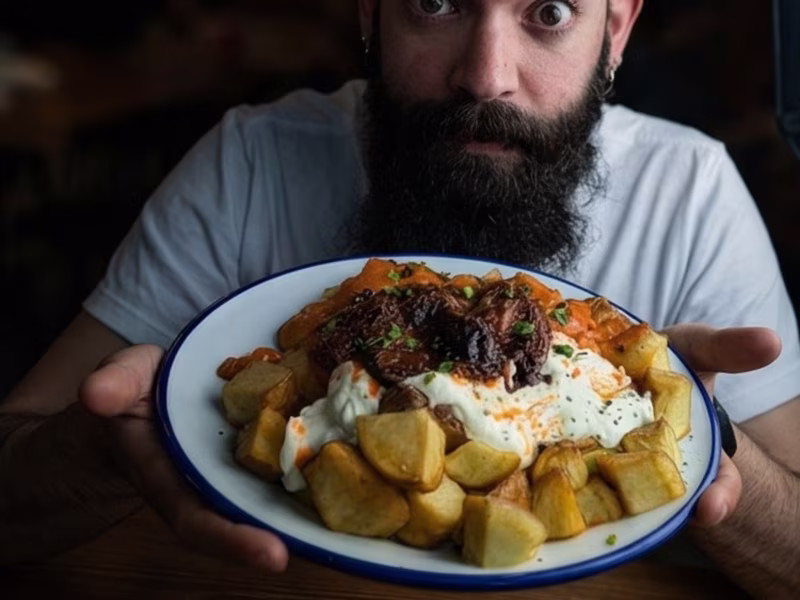 Plato de bravas listo para degustar - vayaBravas